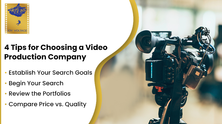 4 Tips for Choosing a Video Production Company
